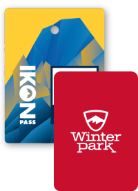 26/27 Ikon Pass media and Winter Park logo