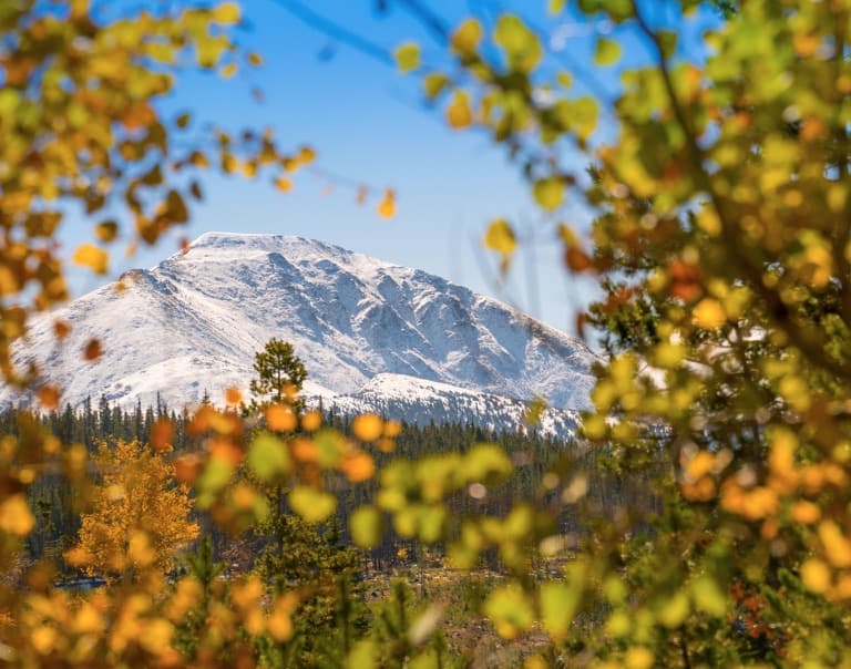 scenic fall at winter park