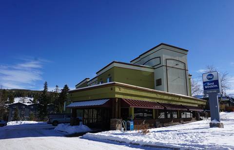 Best Western Exterior Winter at Winter Park Ski Resort
