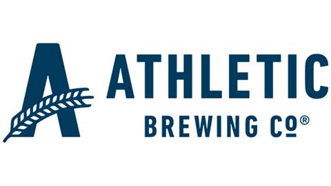 Blue logo for Athletic Brewing