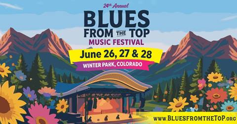 Blues from the top in Winter Park Colorado