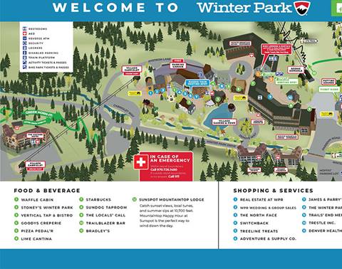 Winter Park Resort Summer Base Map