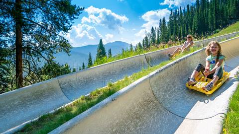 alpine slide at winter park resort
