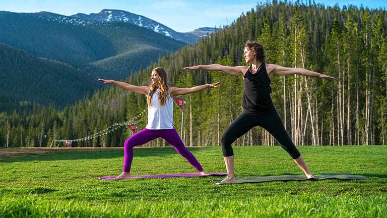 mountaintop yoga
