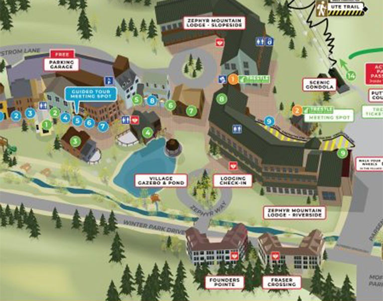 Base Map of Winter Park Resort