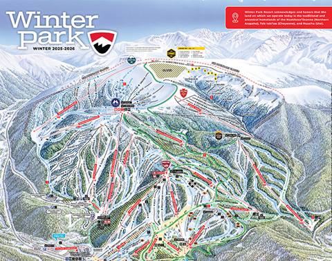 Winter Park Resort Trail Map