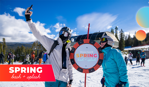 Guest at Winter Park Ski Resort Colorado with a poker chip