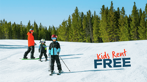 Kids Rent Free at Winter Park Ski Resort Colorado 