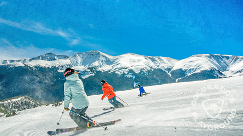 Skiers at Winter Park Resort Colorado