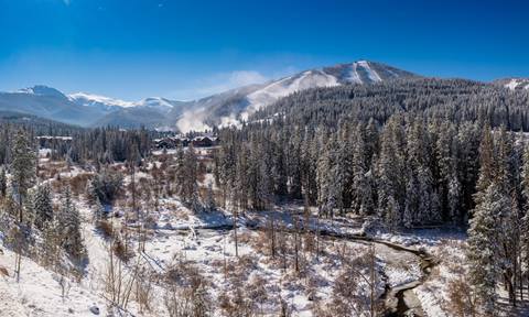 Winter park and the Fraser river