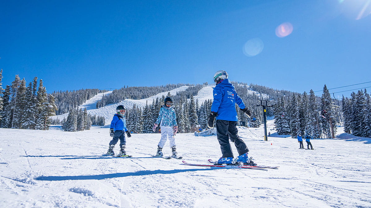 Children in Ski and Ride School